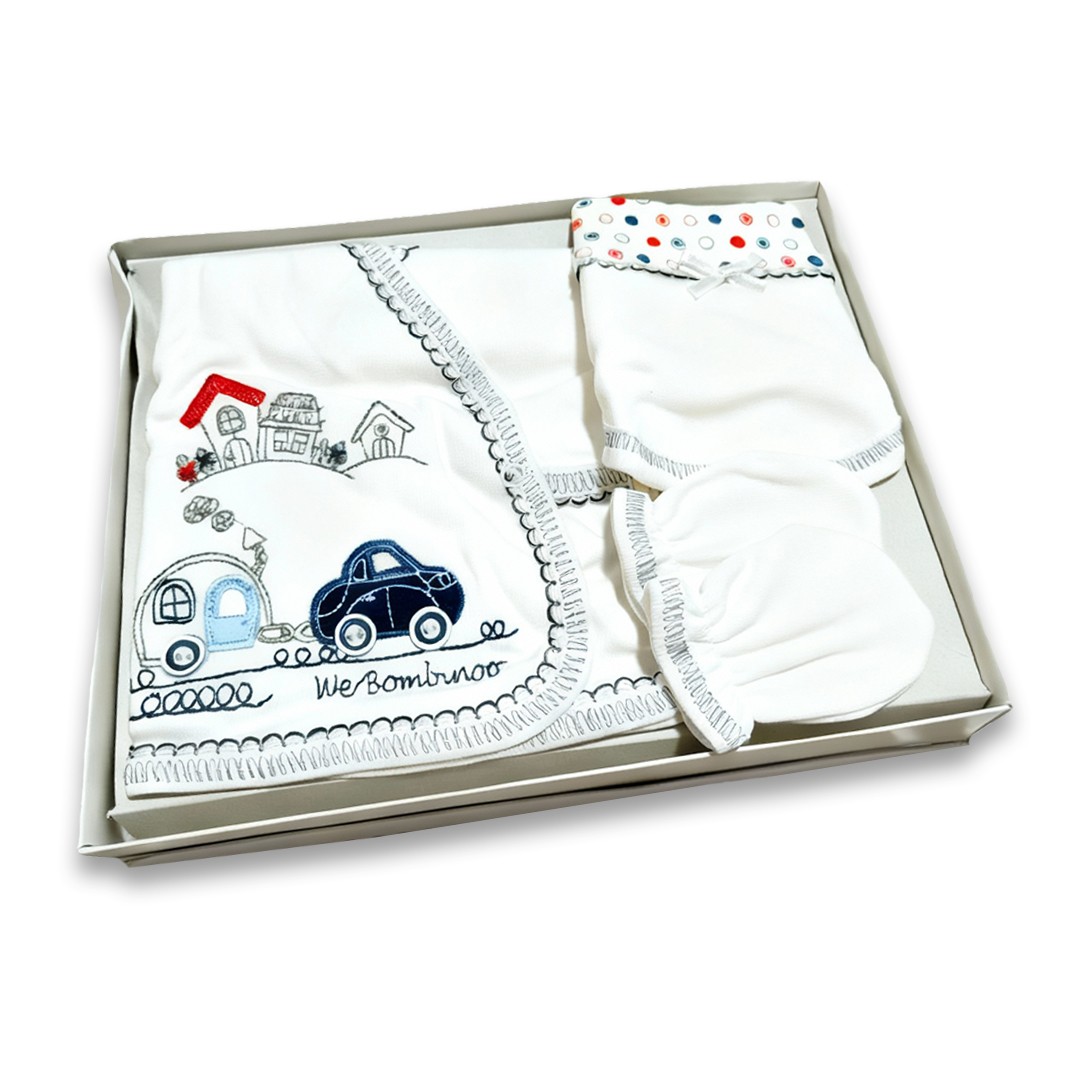 Kit Naissance Sortie Clinique 5 Pièces (0-3 Mois)