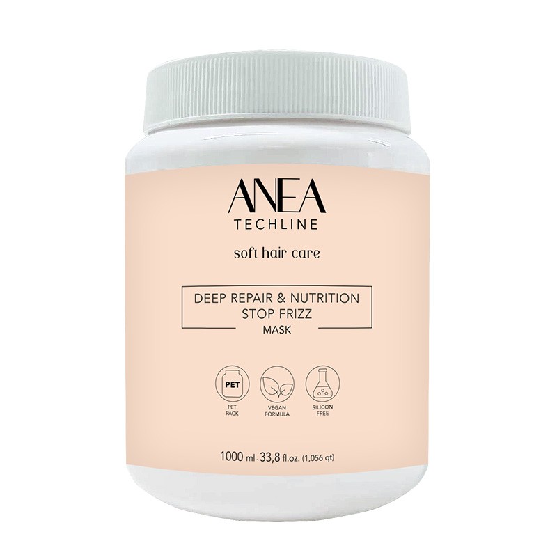 Anea Techline Mask Deep Repair & Nutritionn Stop Frizz 1000 ml